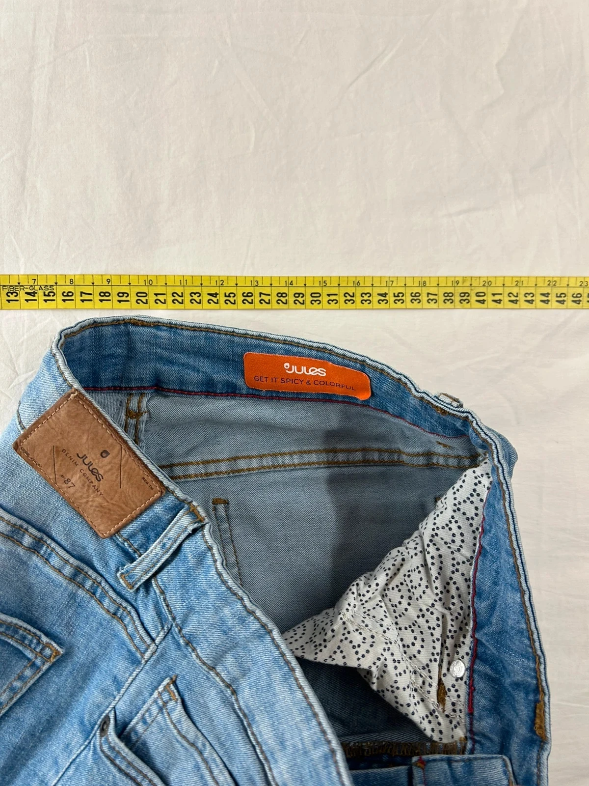 Jean azul claro Jules slim w28 l34 – photo 8